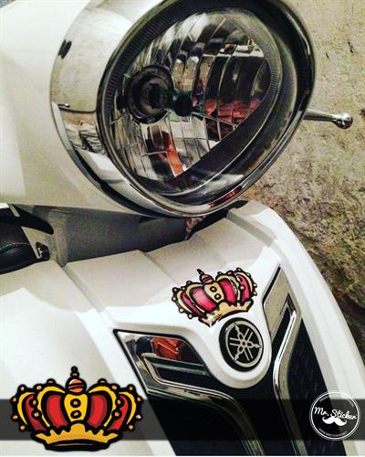 CRW5 Kral Taci Etiketi Pastel Renk