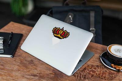 CRW5 Kral Taci Etiketi Pastel Renk