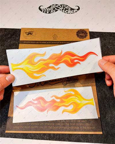 CW9 Alev Etiket Seti - 2 Parca - Simetrik