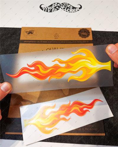 CW9 Alev Etiket Seti - 2 Parca - Simetrik