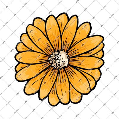 FLW3 Sari Cicek Etiketi