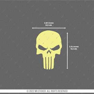 GID14 Karanlikta Parlayan Kurukafa Etiketi