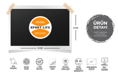 GYM16 Sport Life Etiketi