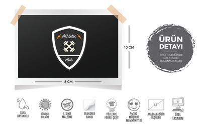 GYM18 Atletic Club Etiketi