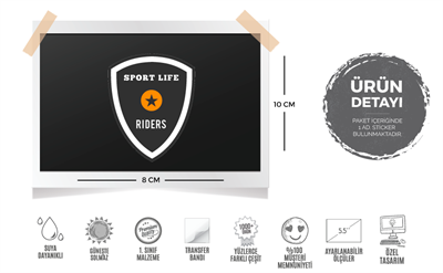 GYM19 Sport Life Etiketi