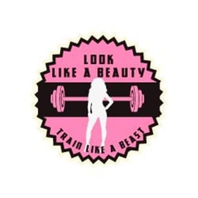 GYM2 Güzel Gözük Canavar Gibi Spor Yap Slogan Etiketi