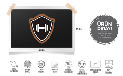 GYM4 Dumbell Etiketi