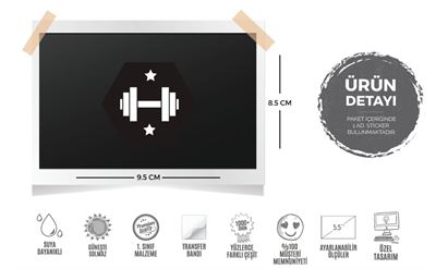 GYM5 Dumbell Etiketi