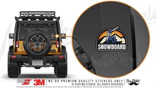 HBG101 Snowboard Yazili Etiket