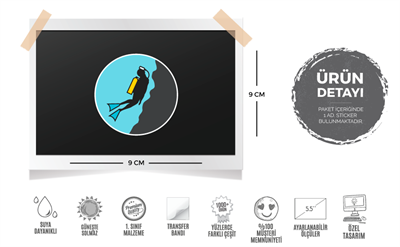 HBG11 Scuba Diving Etiketi