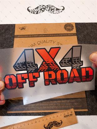 HBG117 4x4 Macera Yazili Etiket