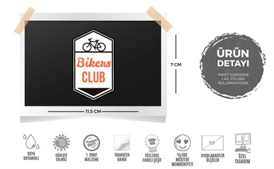 HBG2 Bisiklet Club Etiketi