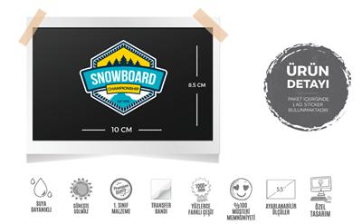 HBG37 Snowboard Etiketi