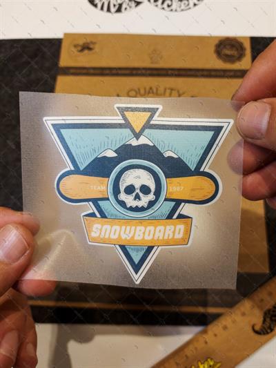 HBG40 Snowboard Etiketi
