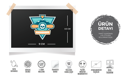 HBG40 Snowboard Etiketi