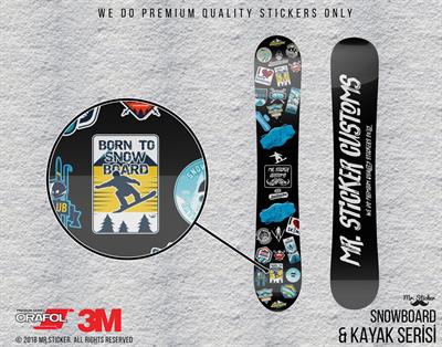 HBG50 Snowboard Yapmak Icin Dogmus Etiketi