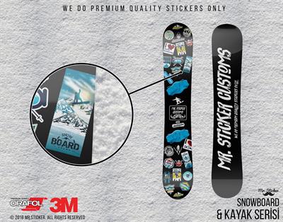 HBG53 Snowboard Sampiyonasi Etiketi