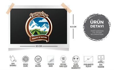 HBG6 Kamp Temali Etiketi