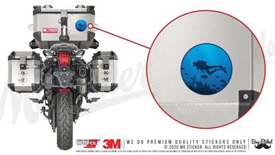 HBG60 Scuba Dalisi Yapan Dalgic Etiketi