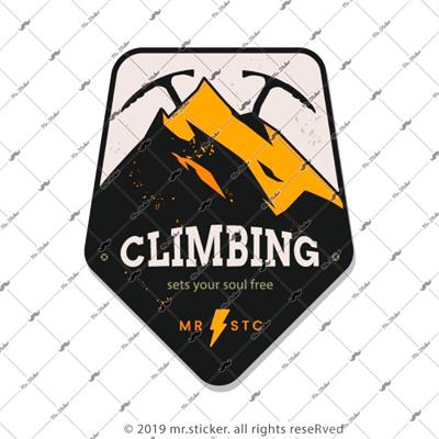 HBG65 Tirmanis Ruhunu Ozgur Birak Yazili Etiket