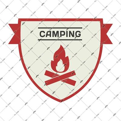 HBG7 Kamp Atesi Temali Etiket