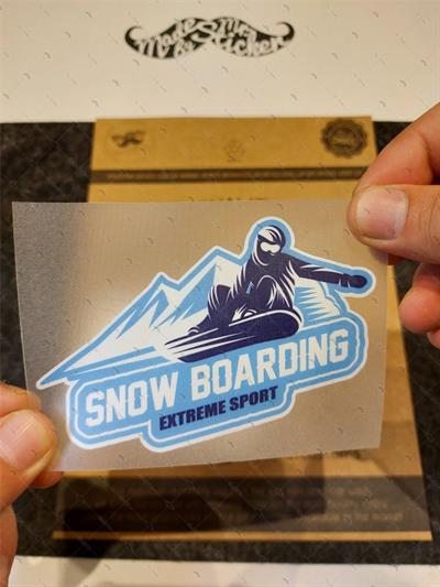 HBG71 Snowboarding Yazili Etiket