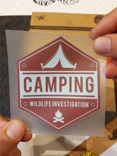 HBG8 Kamp Temali Etiket