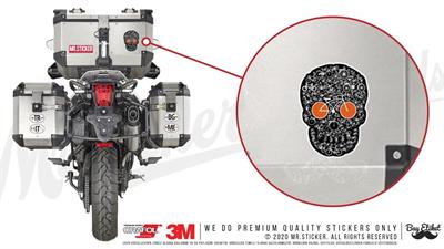 HBG84 Bisiklet Gozlu Kurukafa Etiketi