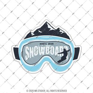 HBG92 Snowboard Gozluk Etiketi