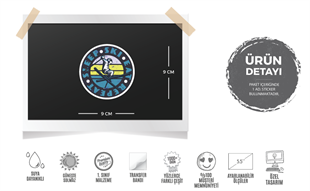 HBG96 Sleep Ski Eat Repeat Yazili Etiket