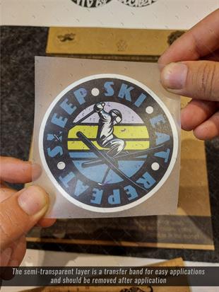 HBGBDL1 Snowboard Sticker Seti 6 Parca