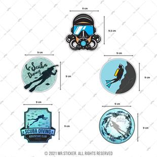 HBGBDL10 Dalgic Sticker Seti 5 Parca