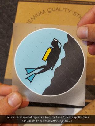 HBGBDL10 Dalgic Sticker Seti 5 Parca