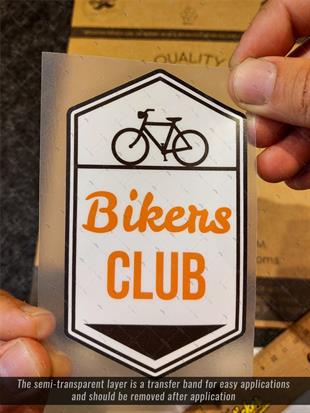 HBGBDL13 Bisiklet Sticker Seti 6 Parca