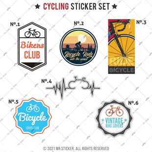 HBGBDL13 Bisiklet Sticker Seti 6 Parca