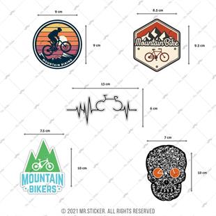 HBGBDL14 Bisiklet Sticker Seti 5 Parca