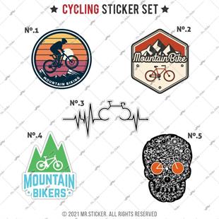 HBGBDL14 Bisiklet Sticker Seti 5 Parca
