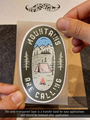 HBGBDL15 Kamp Sticker Seti 5 Parca