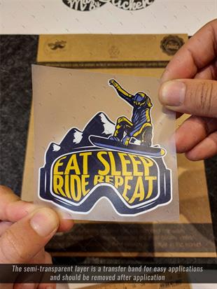 HBGBDL2 Snowboard Sticker Seti 5 Parca