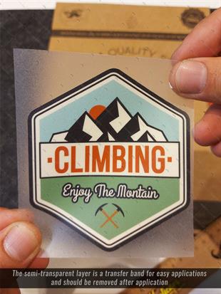 HBGBDL22 Kamp Sticker Seti 6 Parca