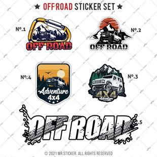 HBGBDL23 Off Road Sticker Seti 5 Parca