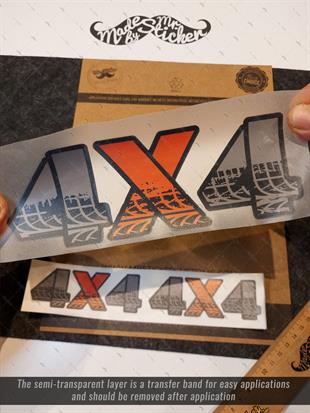 HBGBDL25 Off Road Sticker Seti 3 Parca