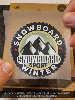 HBGBDL5 Snowboard Sticker Seti 5 Parca