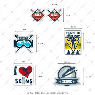 HBGBDL8 Kayak Sticker Seti 5 Parca