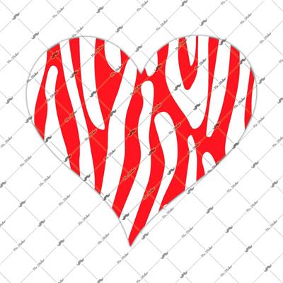 HRT7 Cizgili Kalp Etiketi