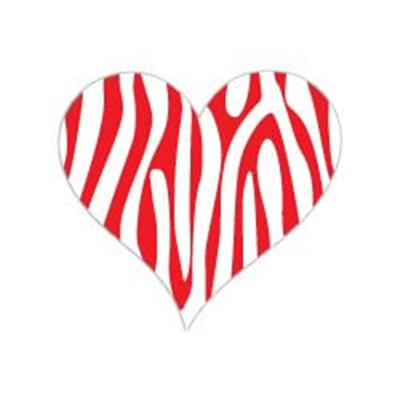 HRT7 Cizgili Kalp Etiketi