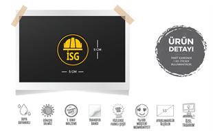 ISG22 Reflektif ISG Yazili Etiket V1