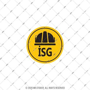 ISG23 Reflektif ISG Yazili Etiket V2