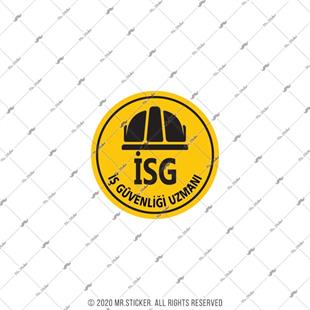 ISG24 Reflektif ISG Yazili Etiket V3