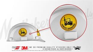 ISG25 Reflektif Forklift Operatoru Yazili Etiket